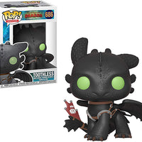 Pop Movies 3.75 Inch Action Figure How To Train Your Dragon - Toothless #686