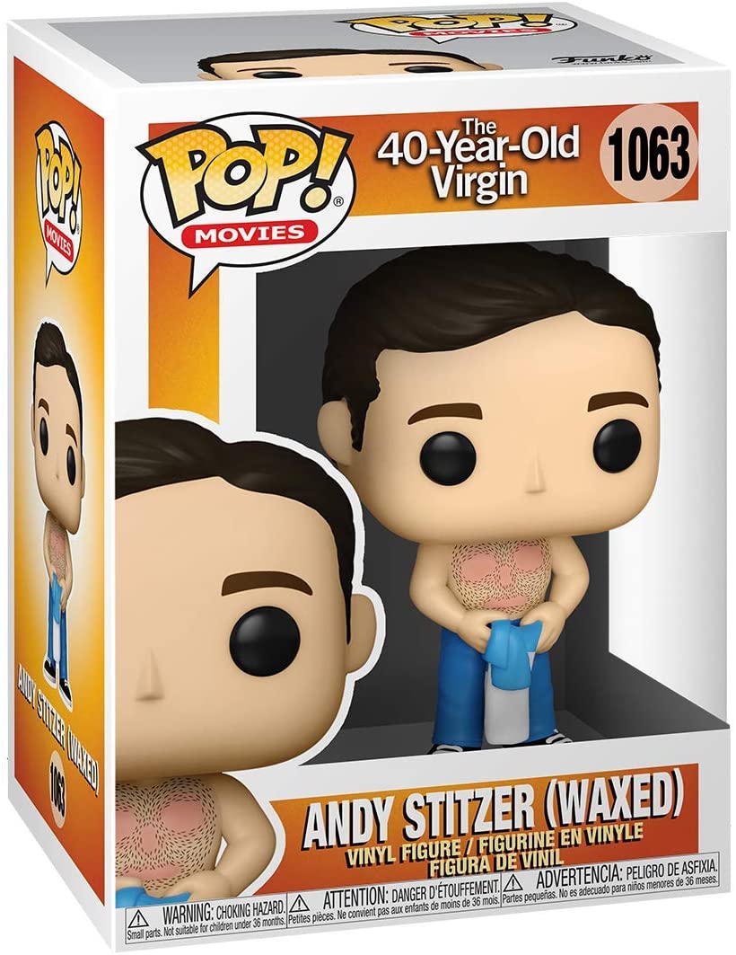 Pop Movies The 40 Year Old Virgin 3.75 Inch Action Figure - Andy Stitzer (Waxed) #1063