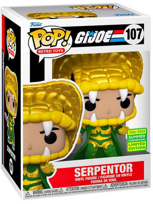 Pop Retro Toys G.I. Joe 3.75 Inch Action Figure Exclusive - Serpentor #107