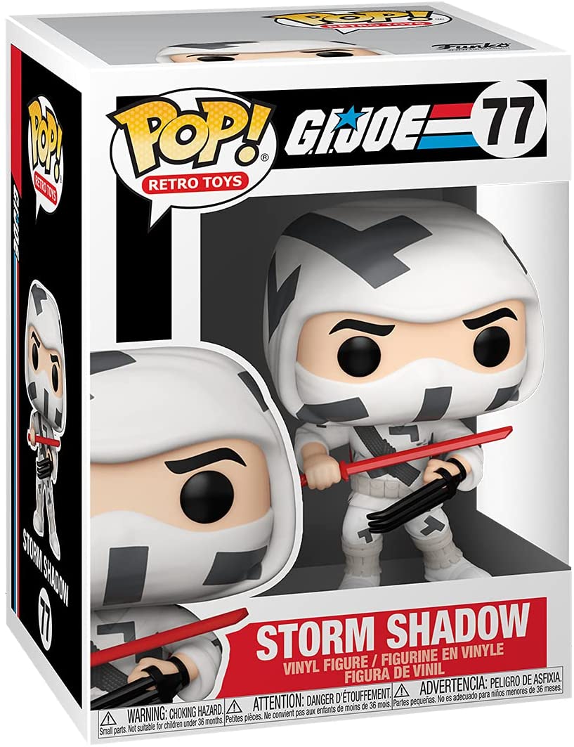 Pop Retro Toys GIJOE 3.75 Inch Action Figure - Storm Shadow #77