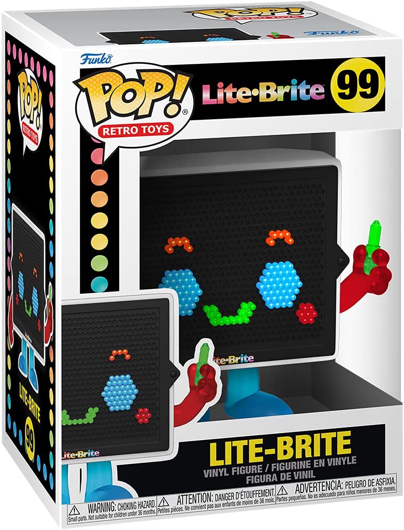Pop Retro Toys Lite-Brite 3.75 Inch Action Figure - Lite-Brite #99