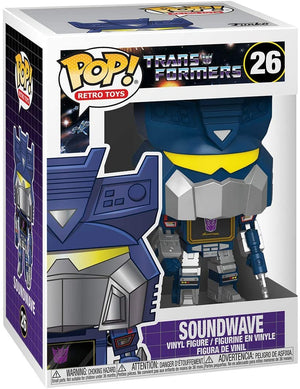 Pop Retro Toys Transformers 3.75 Inch Action Figure - Soundwave #26
