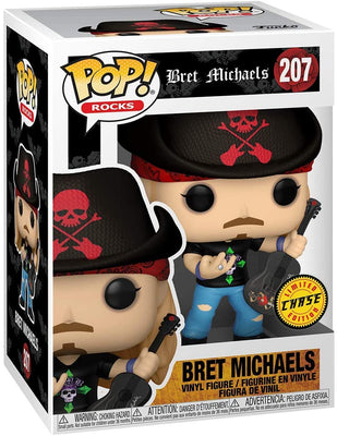 Pop Rocks Bret Michaels 3.75 Inch Action Figure Exclusive - Bret Michaels #207 Chase