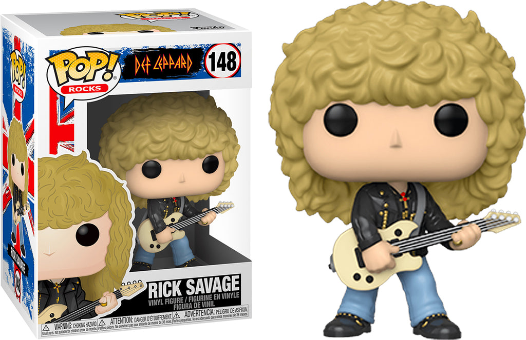 Pop Rocks 3.75 Inch Action Figure Def Leppard - Rick Savage #148