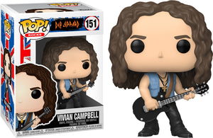 Pop Rocks 3.75 Inch Action Figure Def Leppard - Vivian Campbell #151