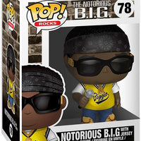 Pop Rocks The Notorious B.I.G. 3.75 Inch Action Figure - Notorious BIG With Jersey #78