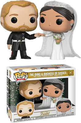 Pop Royals 3.75 Inch Action Figure 2-Pack - The Duke & Duchess of Sussex