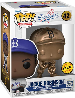 Pop Sports MLB Baseball 3.75 Inch Action Figure Exclusive - Bronze Jackie Robinson #42