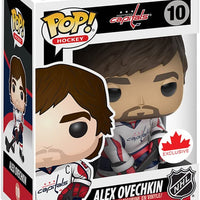 Pop Sports 3.75 Inch Action Figure NHL Hockey - Alex Ovechkin White #10