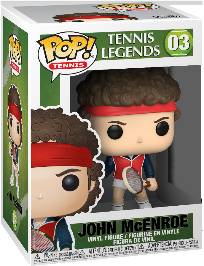 Pop Sports Tennis 3.75 Inch Action Figure - John McEnroe