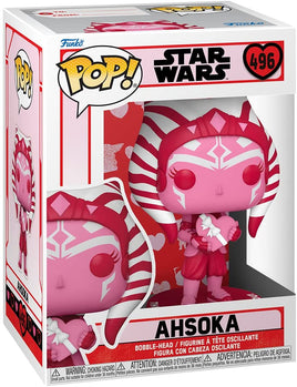 Pop Star Wars 3.75 Inch Action Figure - Valentines Ahsoka #496