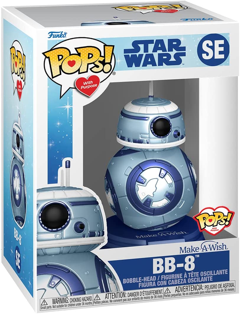 Pop Star Wars 3.75 Inch Action Figure - BB-8 Metallic