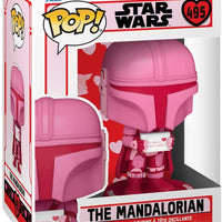 Pop Star Wars 3.75 Inch Action Figure - Valentines The Mandalorian #495