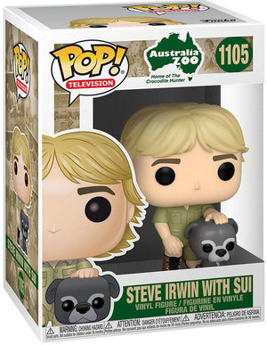 Pop Television Australia Zoo 3.75 Inch Action Figure - Steve Irwin With Sui #1105