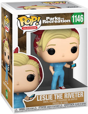 Pop Television Parks and Recreation 3.75 Inch Action Figure - Leslie The Riveter #1146