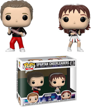 Pop Television 3.75 Inch Action Figure Saturday Night Live - Spartan Cheerleaders 2-Pack