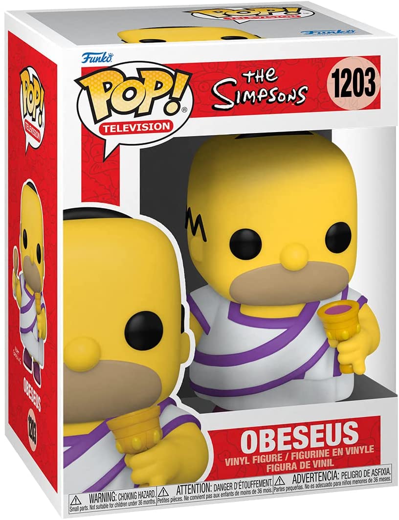 Pop Television The Simpsons 3.75 Inch Action Figure - Obesus #1203