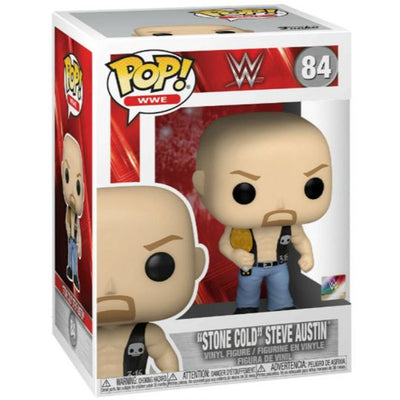 Pop WWE 3.75 Inch Action Figure - Stone Cold Steve Auston #84