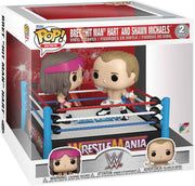 Pop WWE Wrestlemania 3.75 Inch Action Figure 2-Pack - Bret Hart & Shawn Michaels