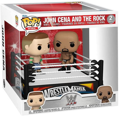 Pop WWE Wrestling 3.75 Inch Action Figure 2-Pack - John Cena & The Rock