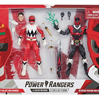 Power Rangers Lightning Collection 6 Inch Figure 2-Pack Series - Lost Galaxy Red Ranger & In Space Psycho Red Ranger