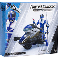 Power Rangers Lightning Collection 6 Inch Action Figure Deluxe Wave 3 - Time Force Blue Ranger with Vector Cycle