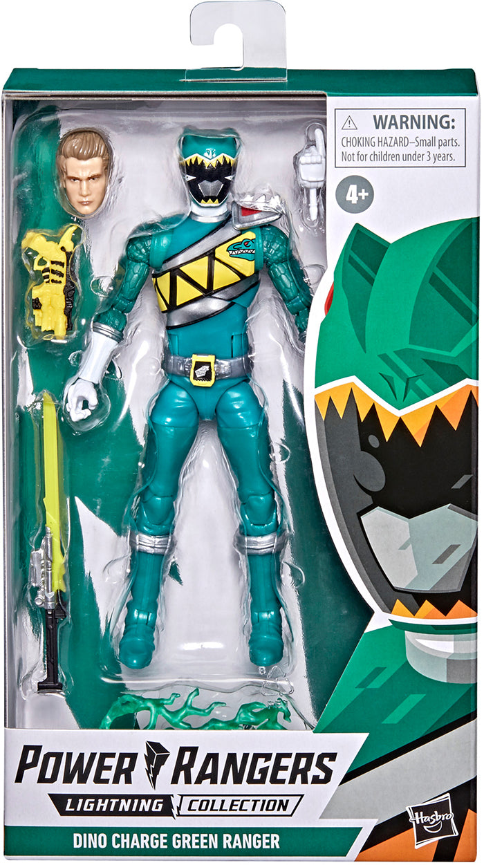 Power Rangers 6 Inch Action Figure Lightning Collection Wave 10 - Dino Charge Green Ranger