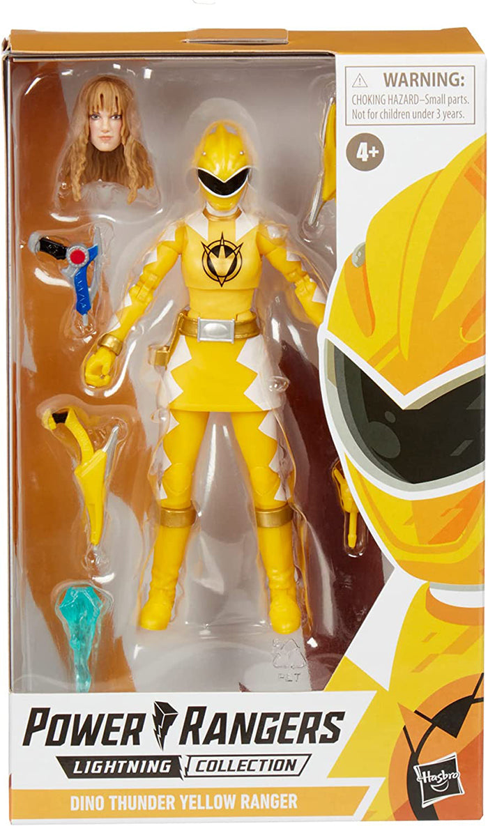 Power Rangers Lightning Collection 6 Inch Action Figure Wave 12 - Dino Thunder Yellow Ranger