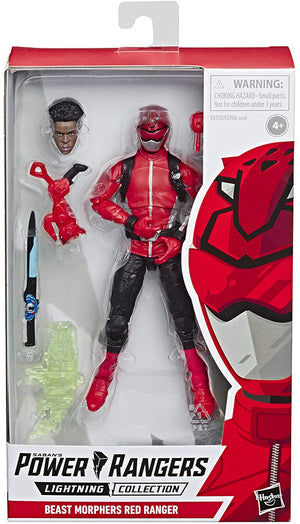 Power Rangers Lightning Collection 6 Inch Action Figure Wave 2 - Beast Morphers Red Ranger
