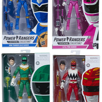 Power Rangers Lightning Collection 6 Inch Action Figure Wave 8 - Set of 4 (Dino Blue - SPD Pink - Lost Red - Zeo Green)