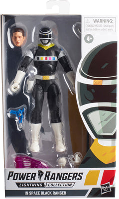 Power Rangers Lightning Collection 6 Inch Action Figure Wave 9 - In Space Black Ranger
