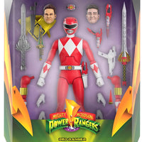 Power Rangers Mighty Morphin 7 Inch Action Figure Ultimates Wave 2 - Red Ranger