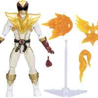 Power Rangers Street Fighter 6 Inch Action Figure Lightning Collection - Crimson Hawk Ranger Ryu