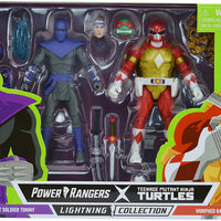 Power Rangers Teenage Mutant Ninja Turtles 6" Figure Lightning Collection - Morphed Raphael and Foot Soldier Tommy