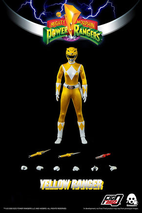 Power Rangers Mighty Morphin 12 Inch Action Figure 1/6 Scale - Yellow Ranger