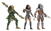Predator 7 Inch Action Figure Series 18 - Set of 3 (Hornhead - Broken Tusk - Machiko)