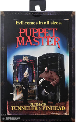 Puppet Master 4 Inch Action Figure Ultimate 2-Pack - Pinhead & Tunneler