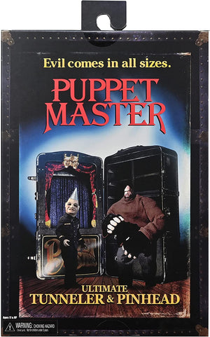 Puppet Master 4 Inch Action Figure Ultimate 2-Pack - Pinhead & Tunneler