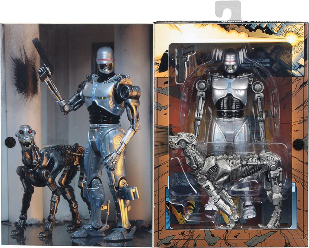 Robocop vs Terminator 7 Inch Action Figure 2-Pack - Endocop & Terminator Dog