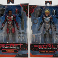 Secret Headquarters 7 Inch Action Figure - Set of 2 (Argon & The Guard)