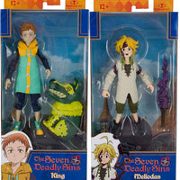 Seven Deadly Sins 7 Inch Action Figure Wave 2 - Set of 2 (King - Meliodas Demon Mode)