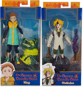 Seven Deadly Sins 7 Inch Action Figure Wave 2 - Set of 2 (King - Meliodas Demon Mode)