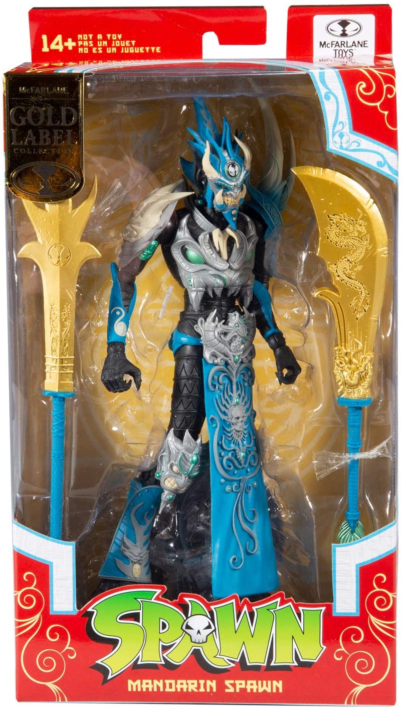Spawn 7 Inch Action Figure Gold Label Comics Series - Blue