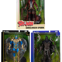 Spawn 7 Inch Action Figure Wave 1 - Set of 3 (Raven - Redeemer - Gunslinger)