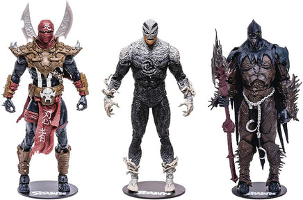 Spawn 7 Inch Action Figure Wave 3 - Set of 3 (Haunt - Ninja - Raven)