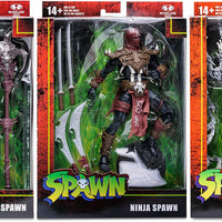 Spawn 7 Inch Action Figure Wave 3 - Set of 3 (Haunt - Ninja - Raven)