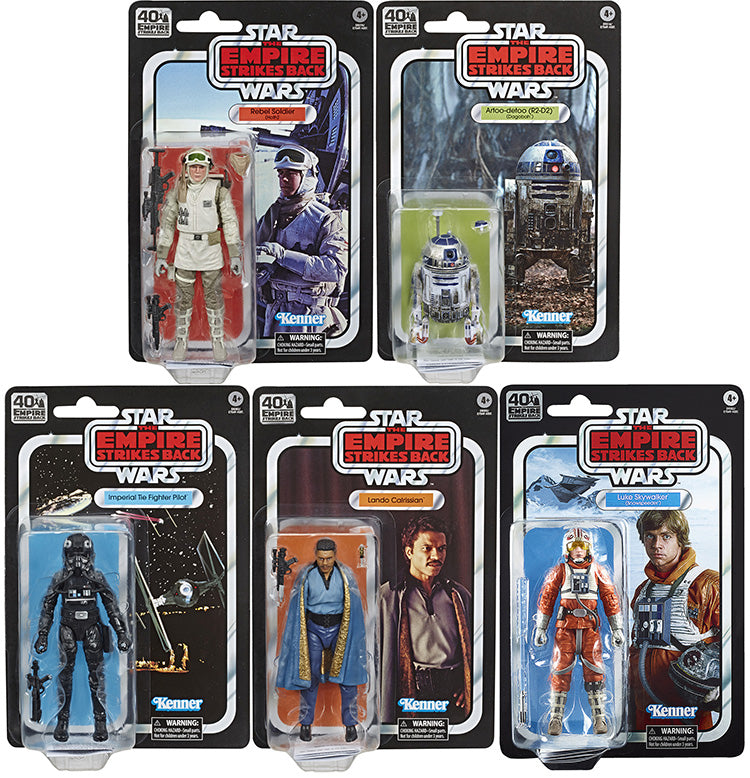Star Wars 40th Anniversary 6 Inch Action Figure (2020 Wave 2) - Set of 5