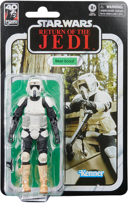 Star Wars 40th Anniversary 6 Inch Action Figure (2023 Wave 1) - Biker Scout