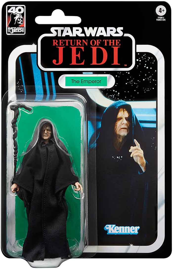 Star Wars 40th Anniversary 6 Inch Action Figure (2023 Wave 2) - Palpatine