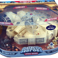 Star Wars Action Figures Galactic Heroes Playset Series: Millennium Falcon (Sub-Standard Packaging)